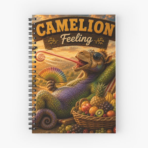 Item preview, Camelion – Camel Chameleon relaxing in a deck chair, a hybrid creature designed and sold by JBXDesigner.