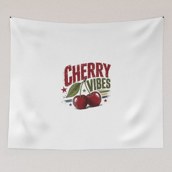 Item preview, Cherry Vibes Sweet Fruit Lover Summer Enthusiast designed and sold by JonesFlora2025.