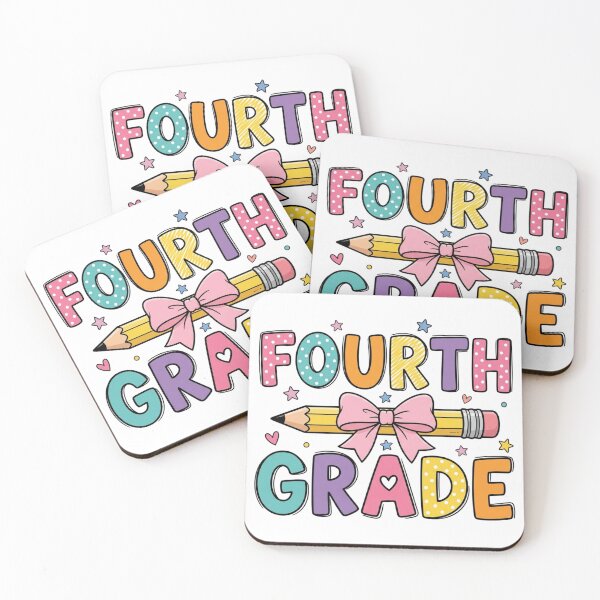 Item preview, Cute Fourth Grade Teacher Back to School Pencil Bow designed and sold by raedattia.