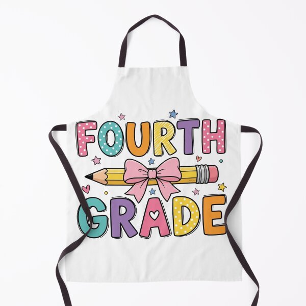 Item preview, Cute Fourth Grade Teacher Back to School Pencil Bow designed and sold by raedattia.
