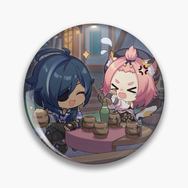 Item preview, Kaeya and Diona designed and sold by Lauwuuh.