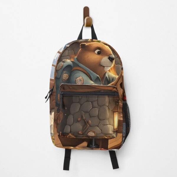 Item preview, Happy Beaver Adventures – Woodland Winter Workshop designed and sold by Clothes With Smiling Animals Walt Gral.