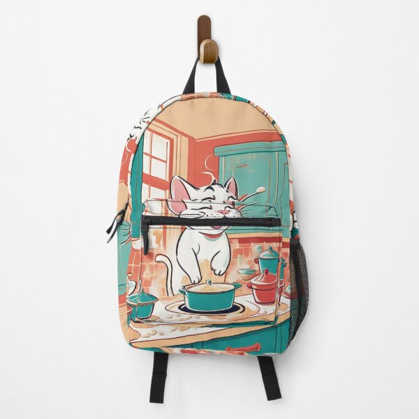 Item preview, Art - Stylized Domestic Feline, Warm and Colorful Ambiance designed and sold by World-Pets.
