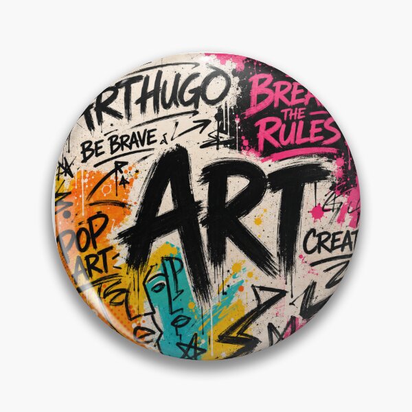 Item preview, Break the Rules Pop Art Graffiti designed and sold by ARTHUGOEP.