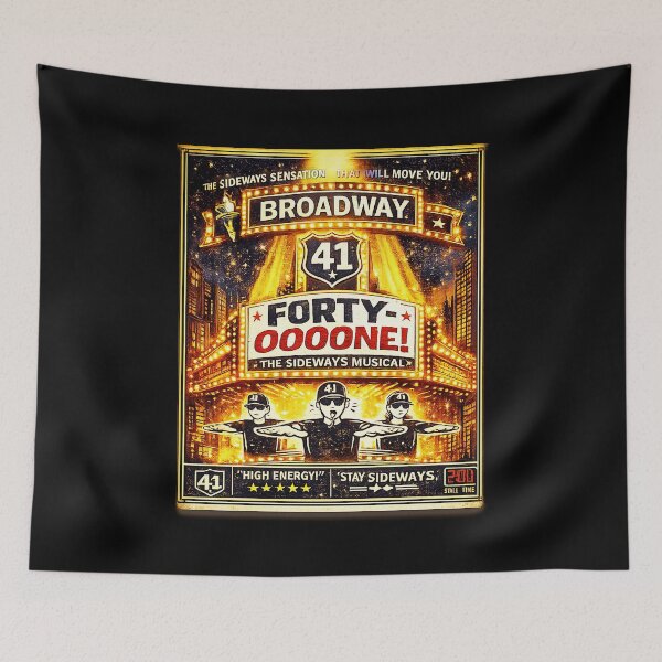 Item preview, 41 (forty-ooooone) SIDEWAYS SOCIETY COLLECTION - MUSICAL - Broadway Poster - FORTY-OOOOONE - The Sideways Musical designed and sold by WheelieGdArt.