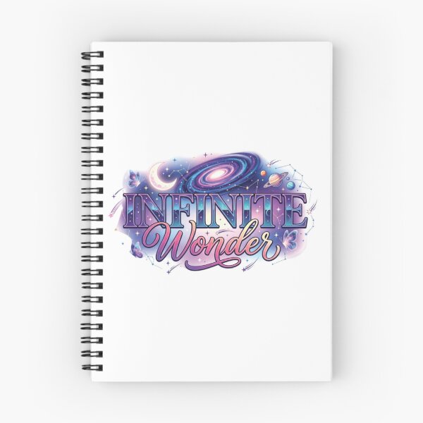 Item preview, Infinite Wonder | Inspirational Cosmic Galaxy Typography T-Shirt with Moon & Stars designed and sold by Faisal  Shah.