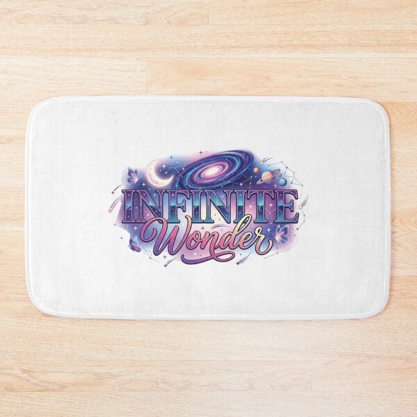 Item preview, Infinite Wonder | Inspirational Cosmic Galaxy Typography T-Shirt with Moon & Stars designed and sold by Faisal  Shah.