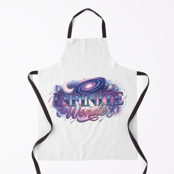 Item preview, Infinite Wonder | Inspirational Cosmic Galaxy Typography T-Shirt with Moon & Stars designed and sold by Faisal Shah.