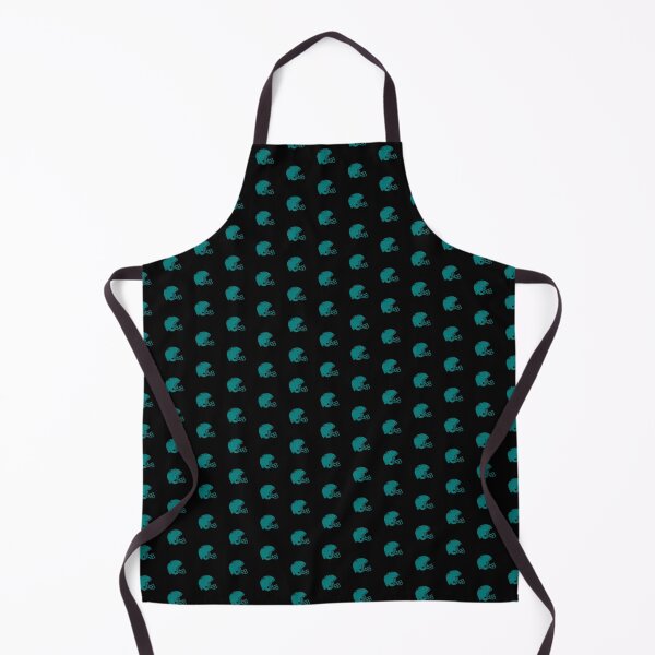 Item preview, Vintage Teal Football Helmet Silhouette designed and sold by pattern-archive.
