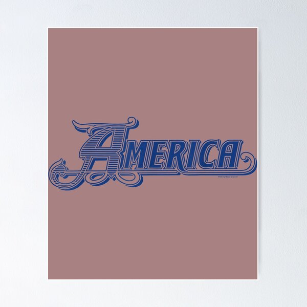 Item preview, Official America the Band Blue Logo designed and sold by miuukiuu.