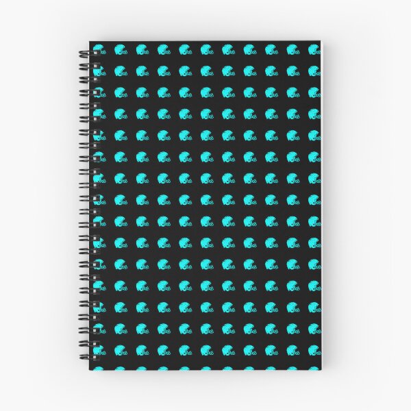 Item preview, Vintage Cyan Football Helmet Silhouette designed and sold by pattern-archive.
