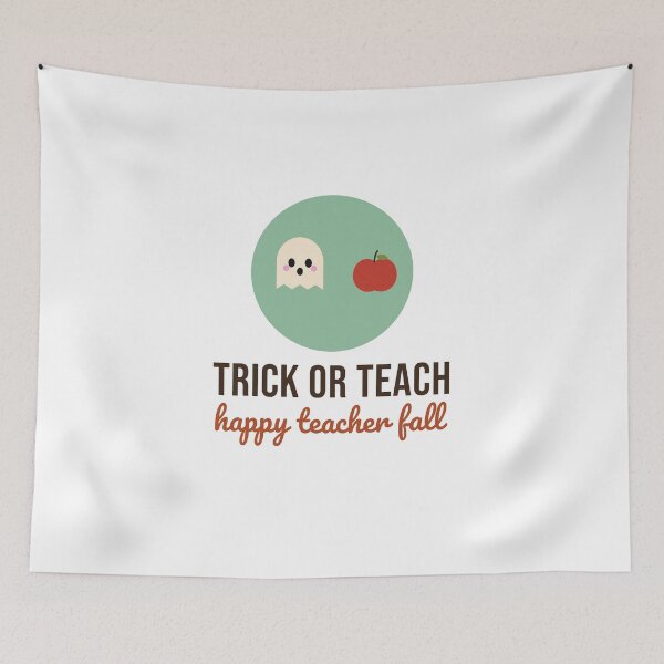 Item preview, Trick or Teach - Funny Halloween Teacher Shirt designed and sold by RankShift.