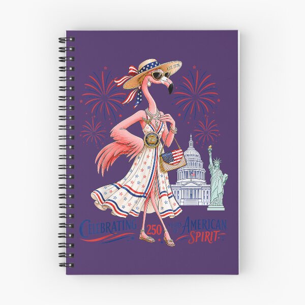 Item preview, Patriotic Flamingo Celebrating 250 Years of American Spirit designed and sold by melodycook.