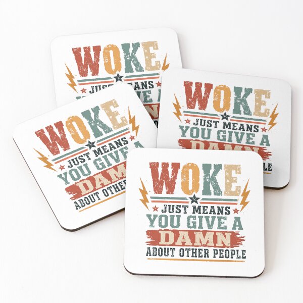 Item preview, Woke Just Means You Give A Damn About Other People Social Justice Activism Progressive designed and sold by JonesFlora2025.
