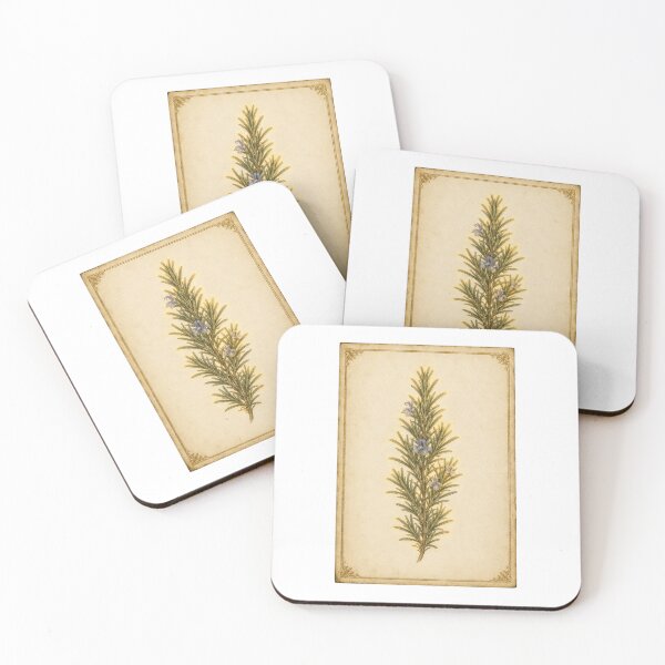Item preview, Rosemary Botanical | Dark Academia Apothecary Herb Art | Remembrance Gift designed and sold by Brackenlume Studio.