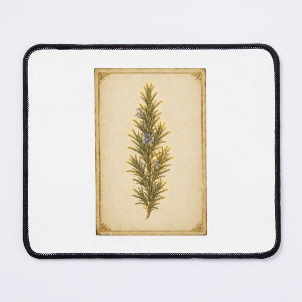 Item preview, Rosemary Botanical | Dark Academia Apothecary Herb Art | Remembrance Gift designed and sold by Brackenlume Studio.