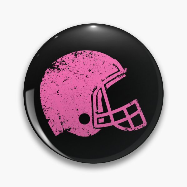 Item preview, Vintage Pink Football Helmet Silhouette designed and sold by pattern-archive.