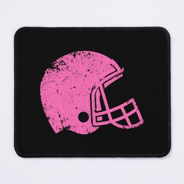 Item preview, Vintage Pink Football Helmet Silhouette designed and sold by pattern-archive.