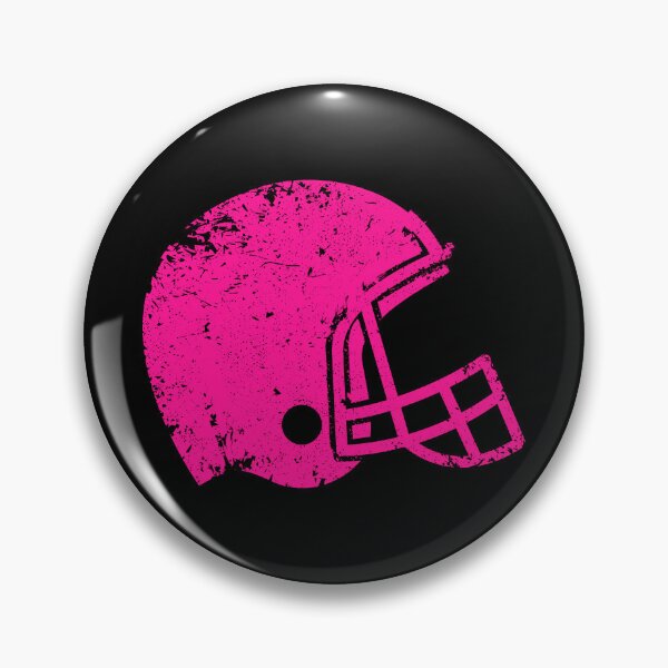 Item preview, Vintage Hot Pink Football Helmet Silhouette designed and sold by pattern-archive.