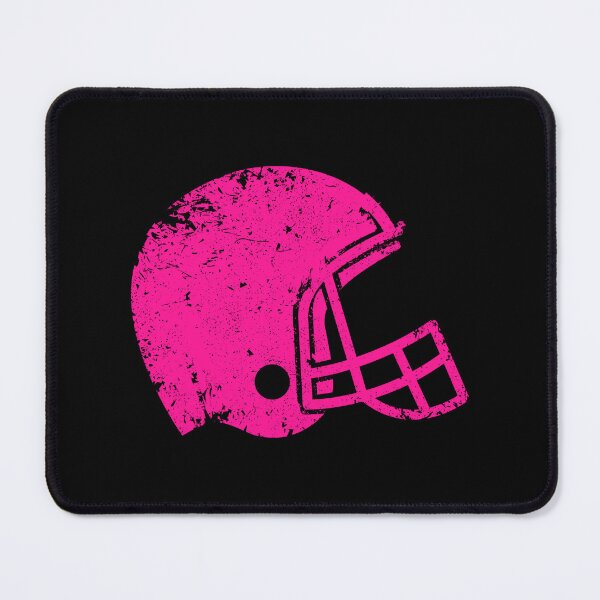 Item preview, Vintage Hot Pink Football Helmet Silhouette designed and sold by pattern-archive.