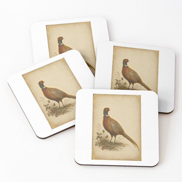 Item preview, Pheasant & Hedgerow | Countryside Cottagecore Bird Art | Country Home Gift designed and sold by Brackenlume Studio.