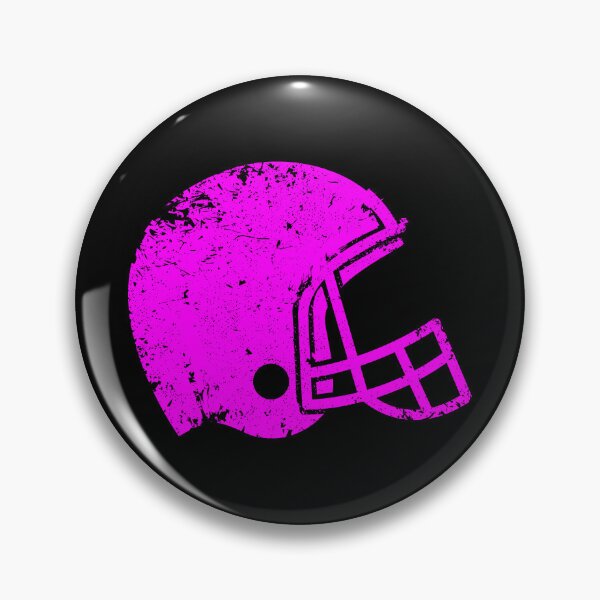 Item preview, Vintage Magenta Football Helmet Silhouette designed and sold by pattern-archive.