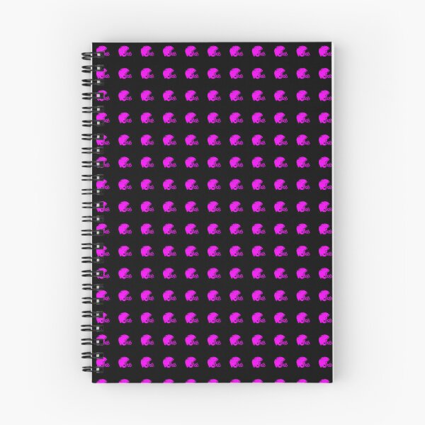 Item preview, Vintage Magenta Football Helmet Silhouette designed and sold by pattern-archive.