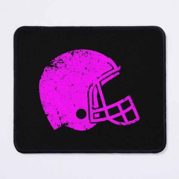Item preview, Vintage Magenta Football Helmet Silhouette designed and sold by pattern-archive.