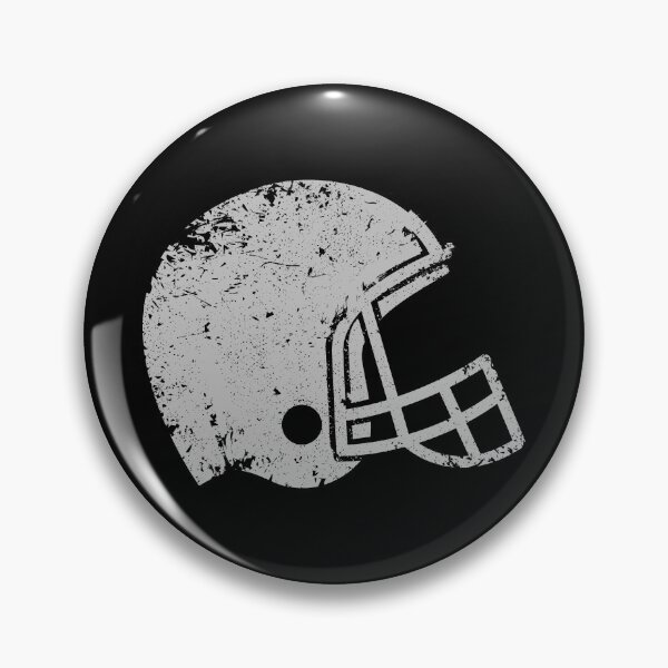 Item preview, Vintage Silver Football Helmet Silhouette designed and sold by pattern-archive.