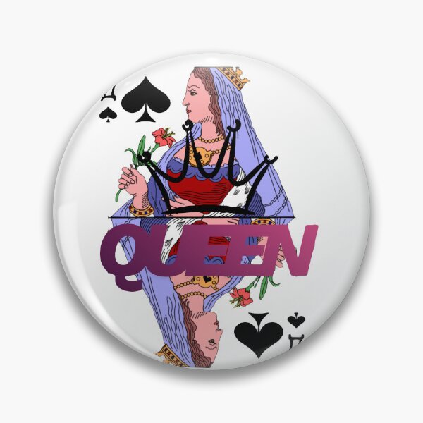 Item preview, Queen of Spades Playing Card Crown Art designed and sold by busesplace.