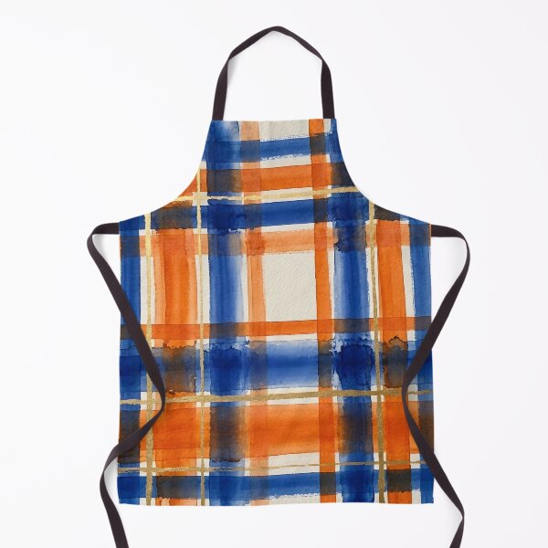 Item preview, Blue Orange Plaid Pattern designed and sold by GraphicsClub.