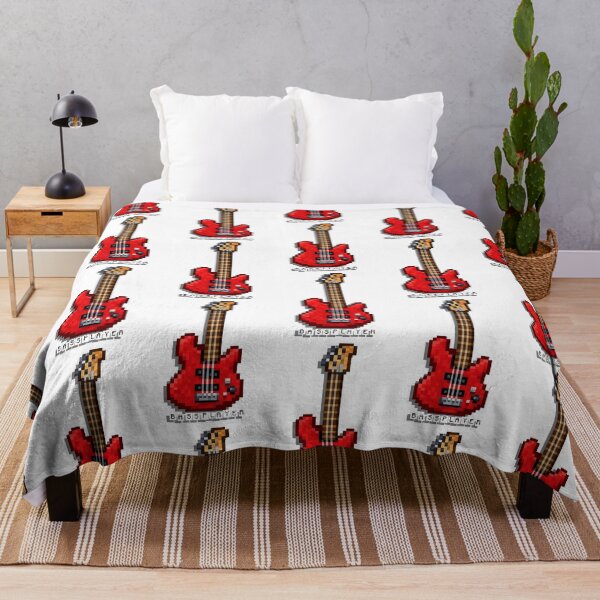 Item preview, pixel bass guitar bassist designed and sold by delyo.