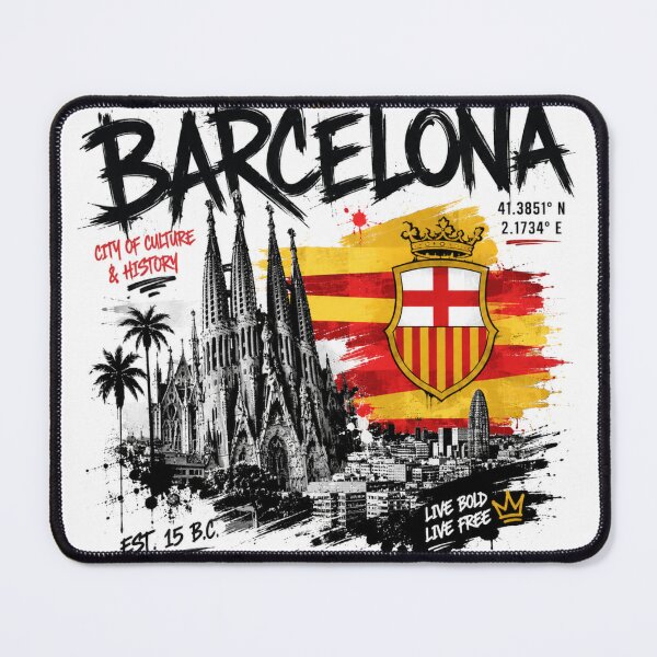 Item preview, Barcelona Streetwear – Mediterranean Urban Spirit designed and sold by Countries&Cities Shop.