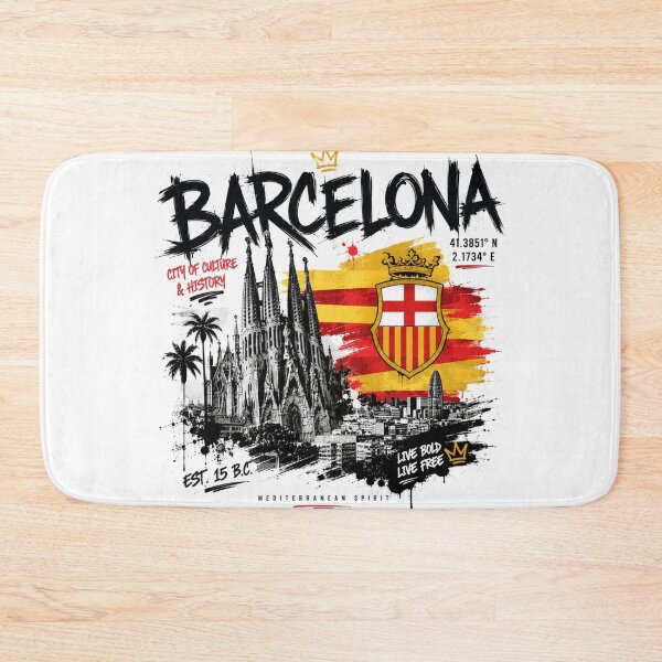 Item preview, Barcelona Streetwear – Mediterranean Urban Spirit designed and sold by Countries&Cities Shop.