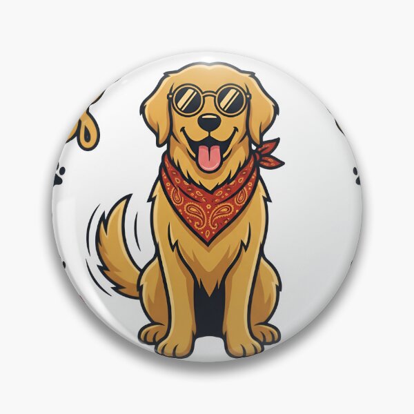 Item preview, Golden Heart Biggest Bark Funny Golden Retriever Dog Lover T-Shirt designed and sold by StickerNestYou.
