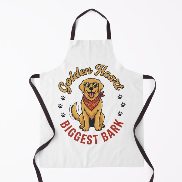 Item preview, Golden Heart Biggest Bark Funny Golden Retriever Dog Lover T-Shirt designed and sold by StickerNestYou.