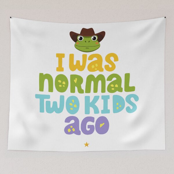 Item preview, I Was Normal 2 Kids Ago T-Shirt | Funny Mom Dad Shirt | Sarcastic Parent frog Gift designed and sold by Reverielook.