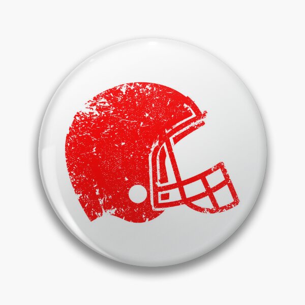 Item preview, Vintage Red Football Helmet Silhouette designed and sold by pattern-archive.