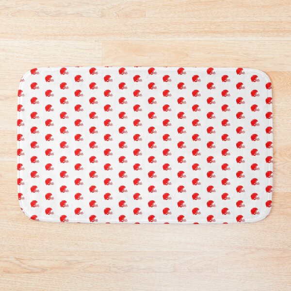 Item preview, Vintage Red Football Helmet Silhouette designed and sold by pattern-archive.