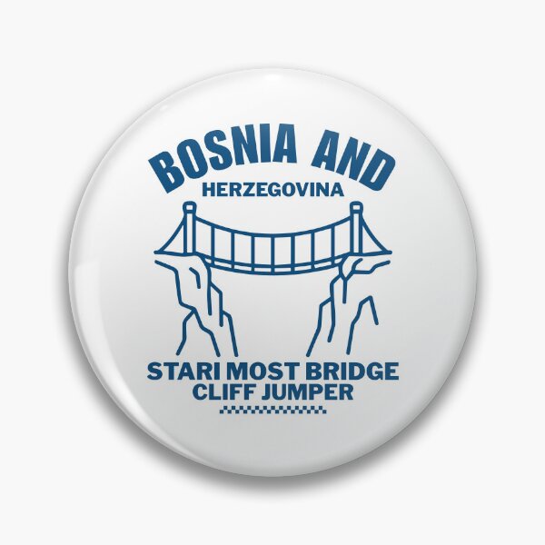 Item preview, Bosnia and Herzegovina flag : Stari most bridge cliff jumper designed and sold by Peerless-Prime.