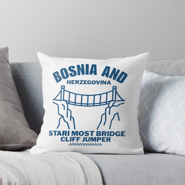 Item preview, Bosnia and Herzegovina flag : Stari most bridge cliff jumper designed and sold by Peerless-Prime.