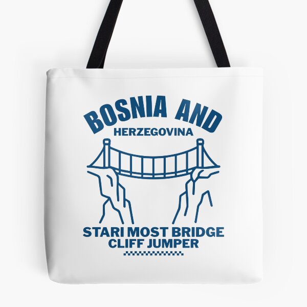Item preview, Bosnia and Herzegovina flag : Stari most bridge cliff jumper designed and sold by Peerless-Prime.
