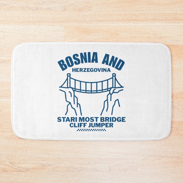 Item preview, Bosnia and Herzegovina flag : Stari most bridge cliff jumper designed and sold by Peerless-Prime.