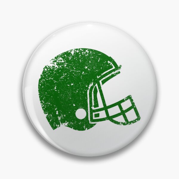 Item preview, Vintage Dark Green Football Helmet Silhouette designed and sold by pattern-archive.