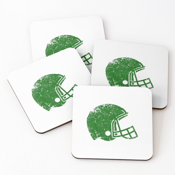 Item preview, Vintage Dark Green Football Helmet Silhouette designed and sold by pattern-archive.