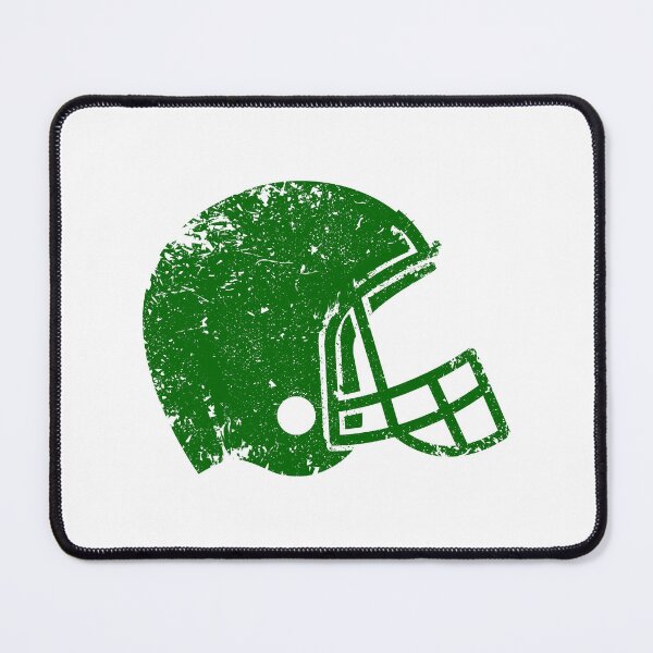 Item preview, Vintage Dark Green Football Helmet Silhouette designed and sold by pattern-archive.