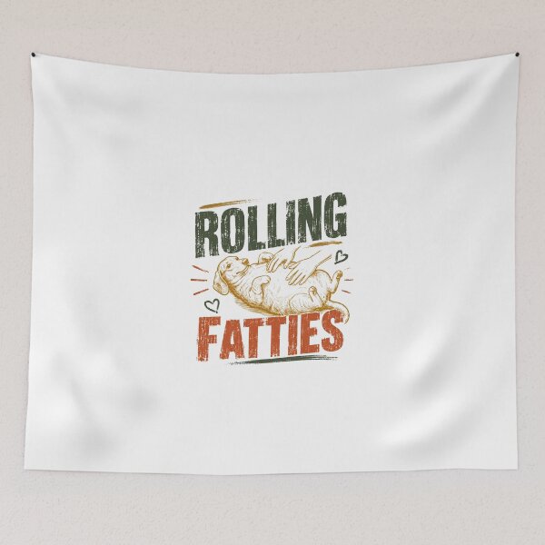 Item preview, Rolling Fatties Funny Dog Pet Owner Lover designed and sold by JonesFlora2025.
