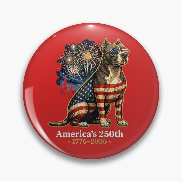 Item preview, Pitbull America's 250th Anniversary 1776 2026 designed and sold by melodycook.