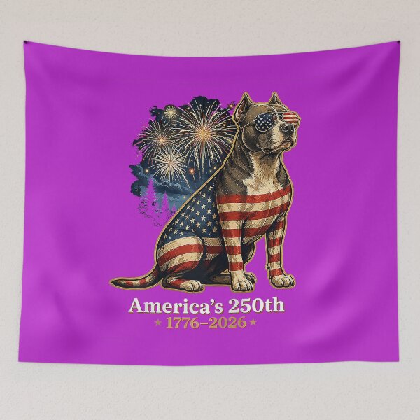 Item preview, Pitbull America's 250th Anniversary 1776 2026 designed and sold by melodycook.