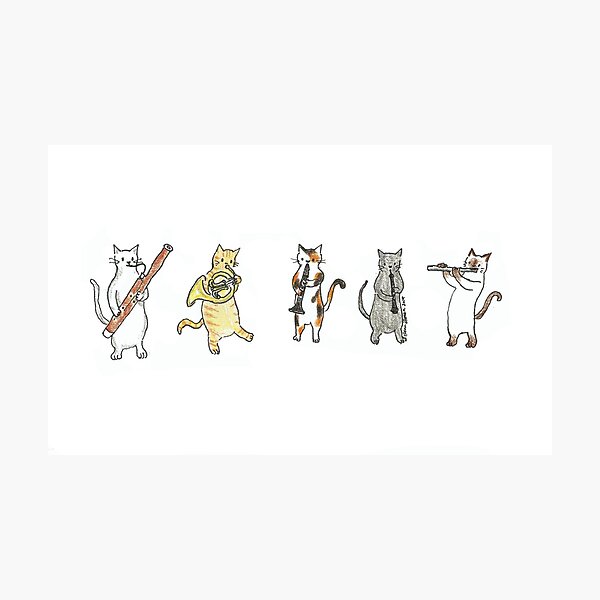 Item preview, Wind Meowtet II designed and sold by elenasloman.